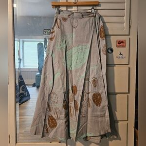 KEALOPIKO PALILOA SKIRT - SIZE XL - LEHO PRINT - GREY COLOR